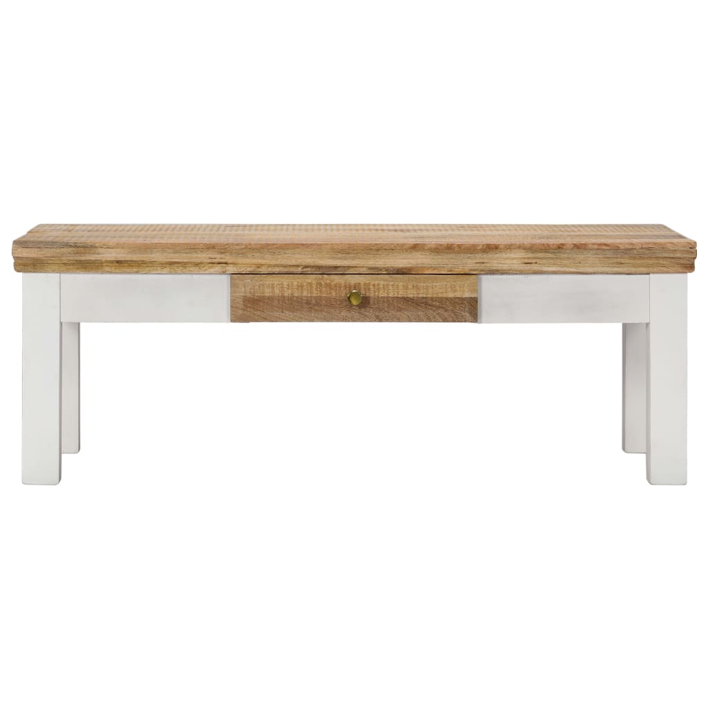 Table basse 110x50x40 cm Bois de manguier massif - XIOS