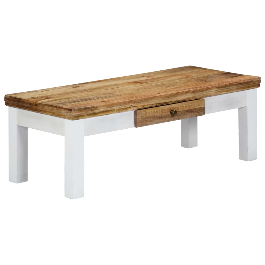 Table basse 110x50x40 cm Bois de manguier massif - XIOS