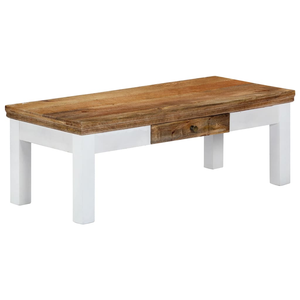 Table basse 110x50x40 cm Bois de manguier massif - XIOS