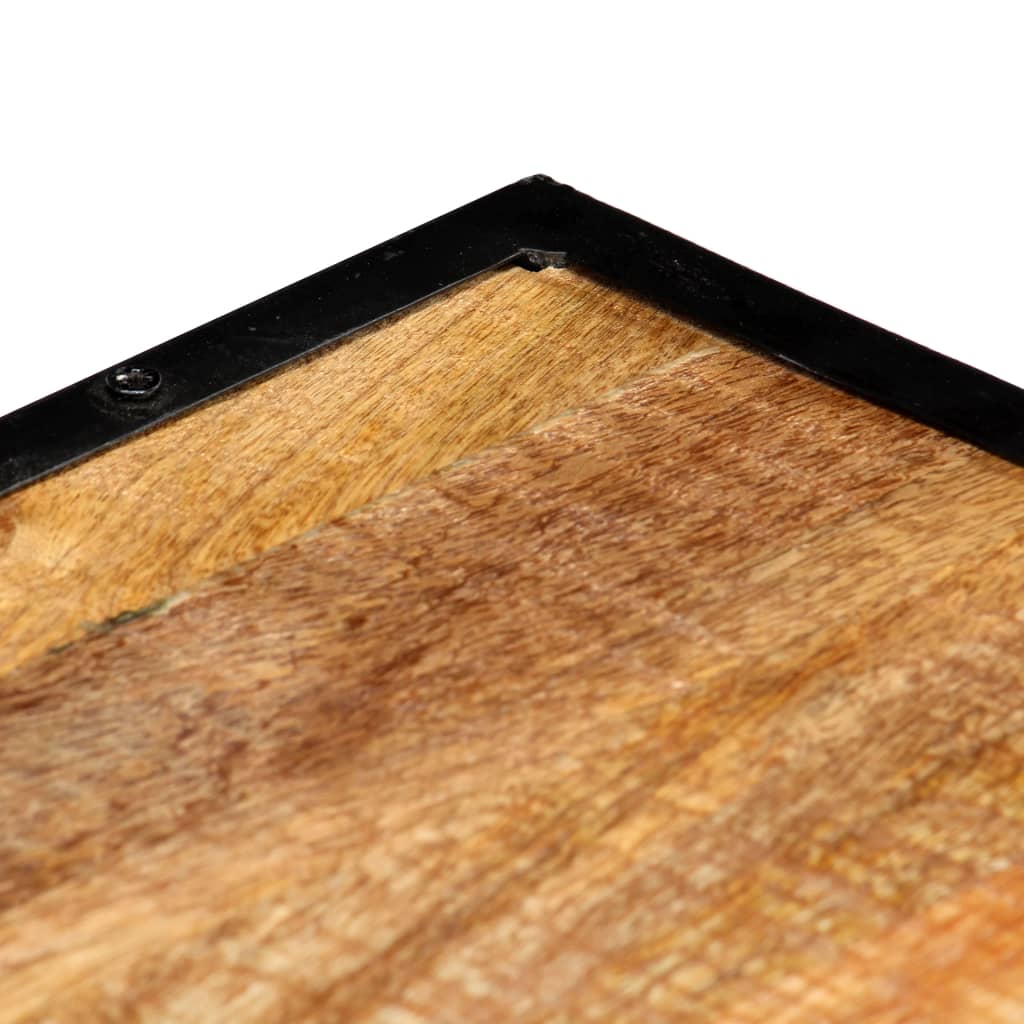 Table basse 90x50x40 cm Bois de récupération solide - XIOS