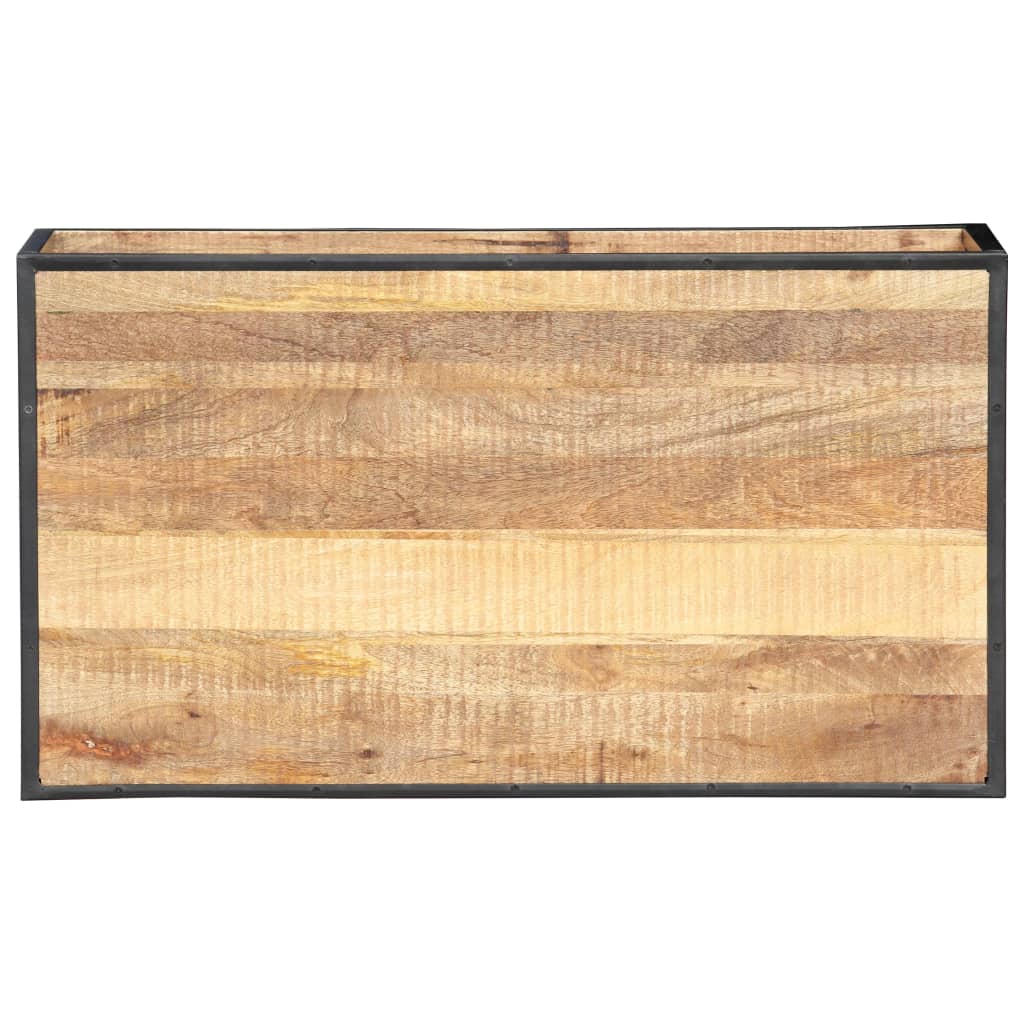 Table basse 90x50x40 cm Bois de récupération solide - XIOS