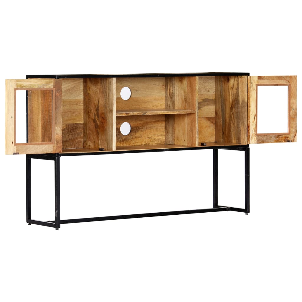 Meuble TV 120x30x75 cm Bois de récupération massif - XIOS
