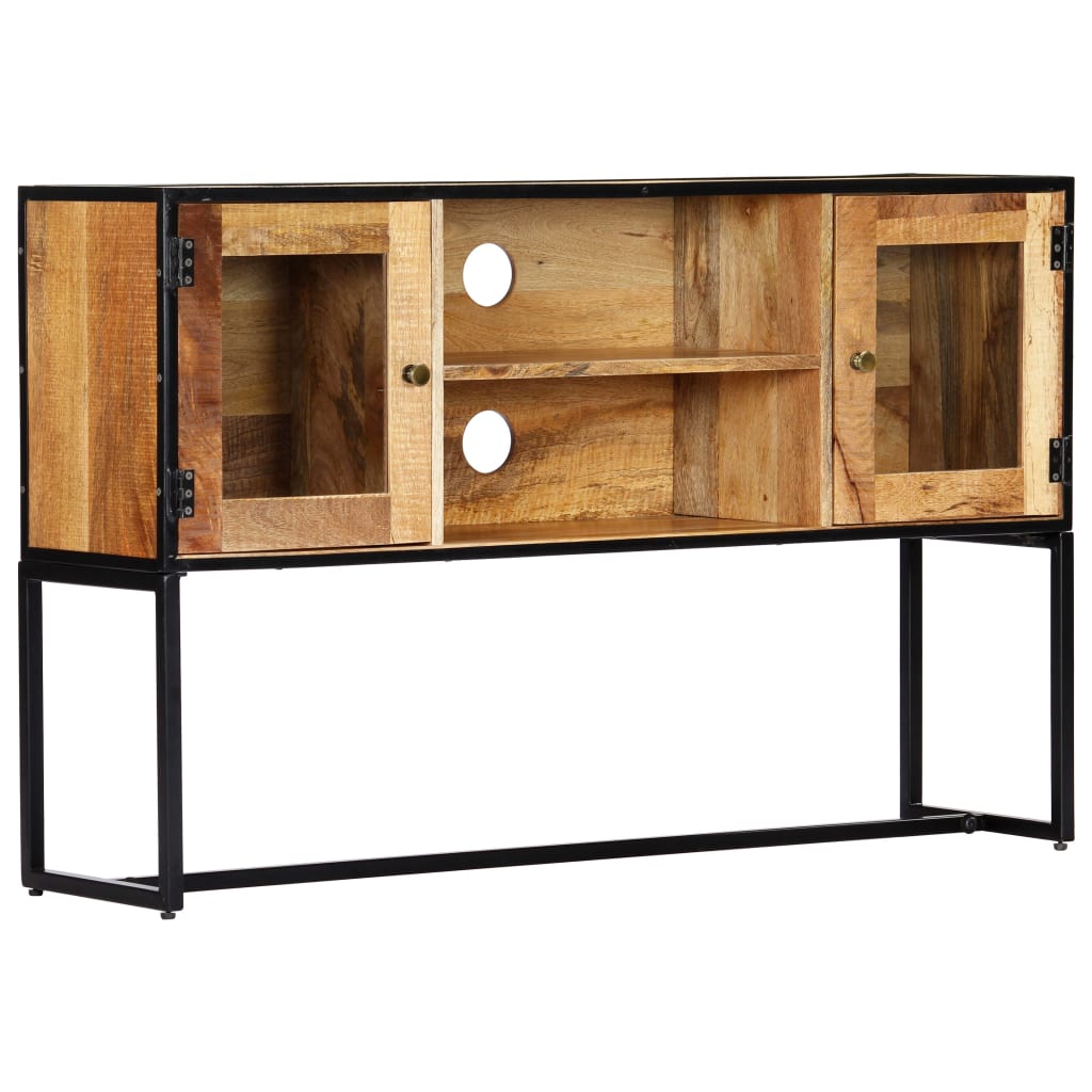 Meuble TV 120x30x75 cm Bois de récupération massif - XIOS
