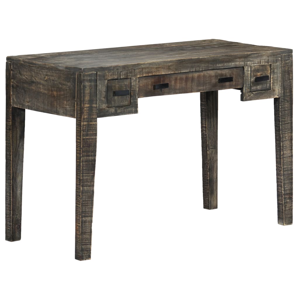 Bureau Noir 110 x 50 x 75 cm Bois de manguier massif - XIOS