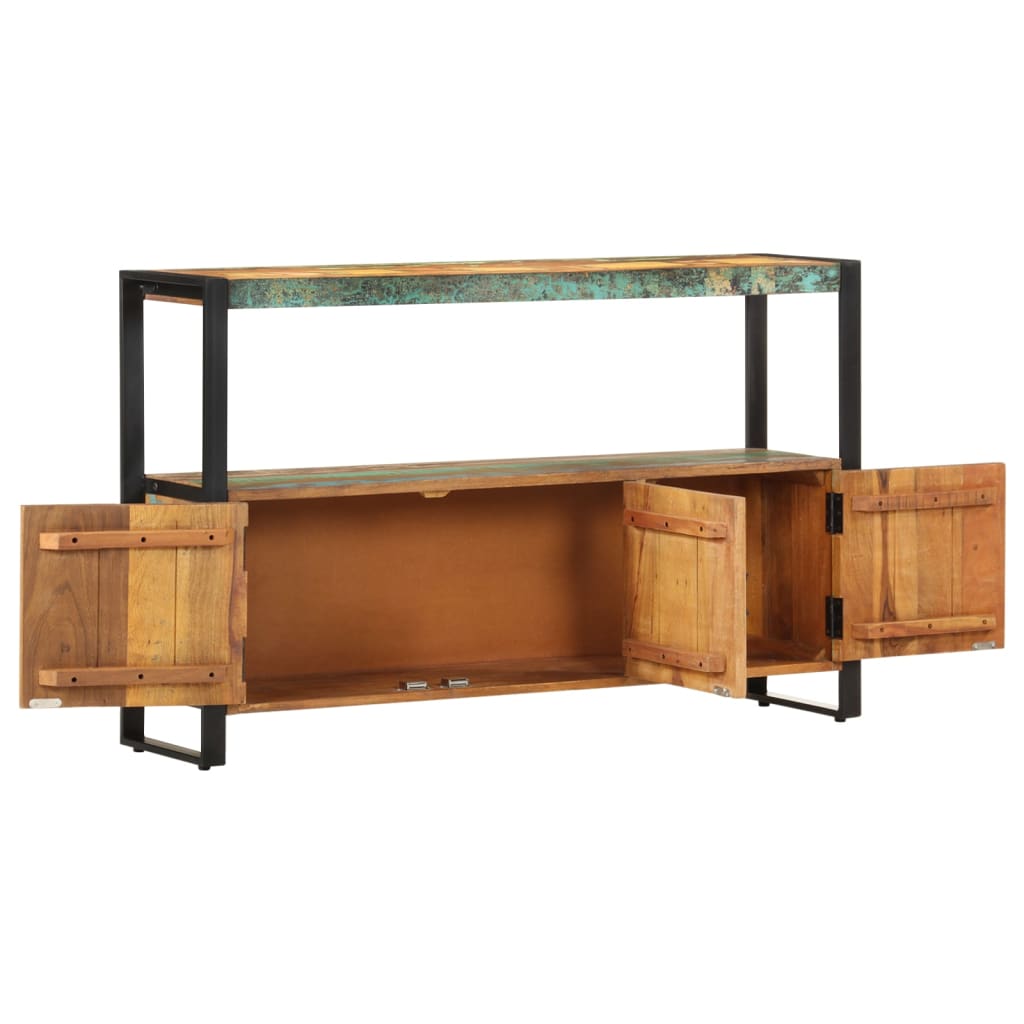 Buffet 120x30x75 cm Bois de récupération solide - XIOS