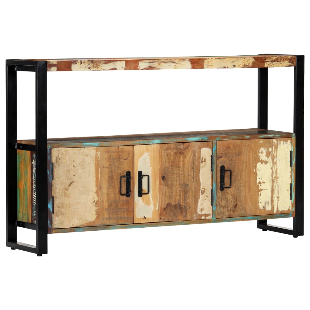 Buffet 120x30x75 cm Bois de récupération solide - XIOS