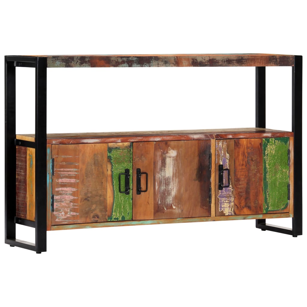 Buffet 120x30x75 cm Bois de récupération solide - XIOS