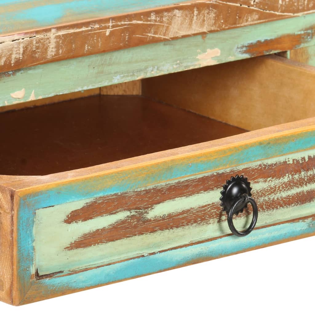 Table console 120x40x75 cm Bois solide de récupération - XIOS