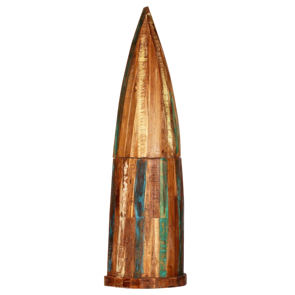 Casier à bouteilles 50 x 40 x 180 cm Bois de manguier massif - XIOS