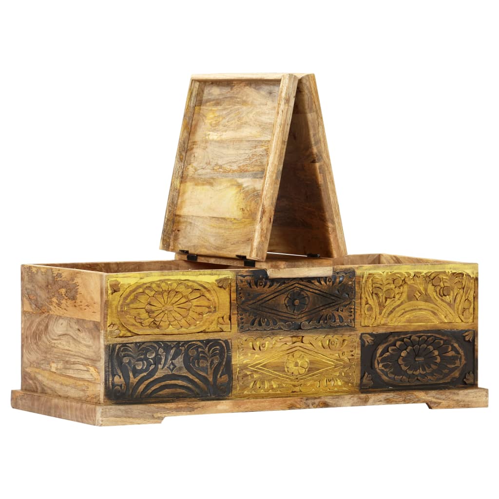 Table basse 100x50x35 cm Bois de manguier massif - XIOS