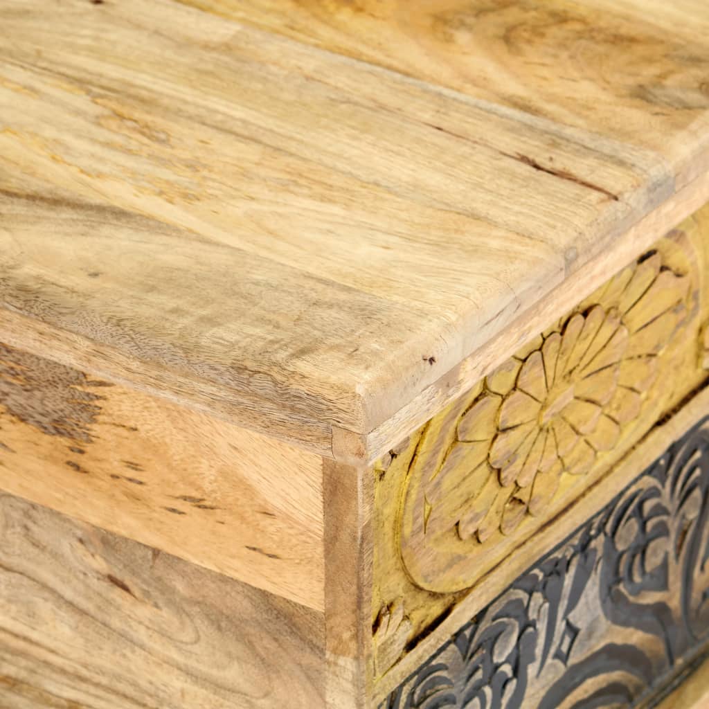 Table basse 100x50x35 cm Bois de manguier massif - XIOS