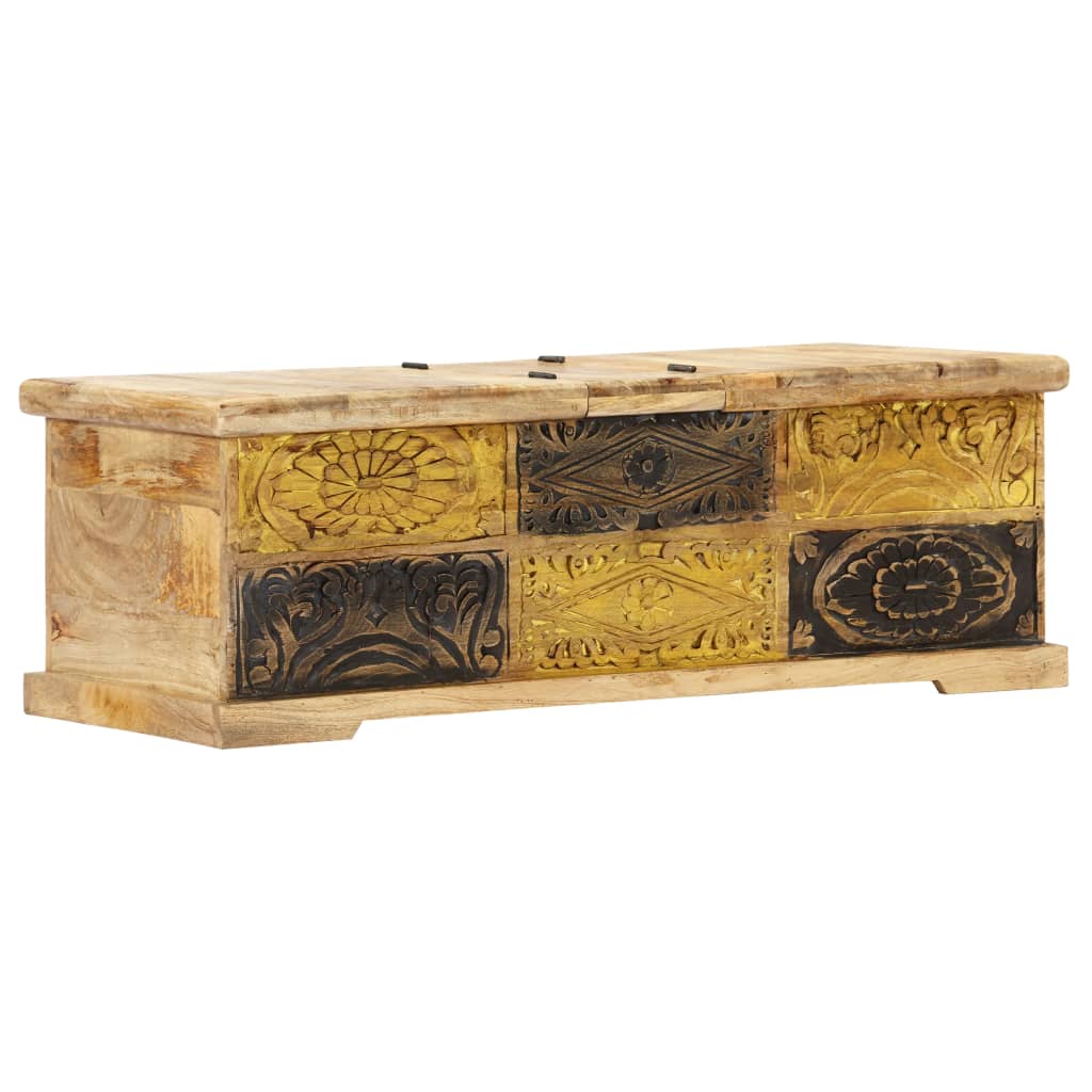 Table basse 100x50x35 cm Bois de manguier massif - XIOS