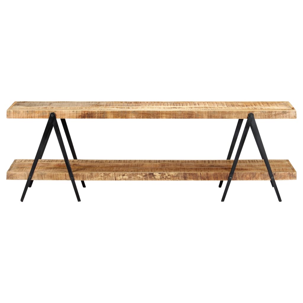 Meuble TV 160x40x50 cm Bois solide de manguier - XIOS
