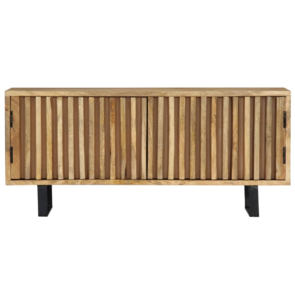 Meuble TV 90x30x40 cm Bois de manguier massif - XIOS