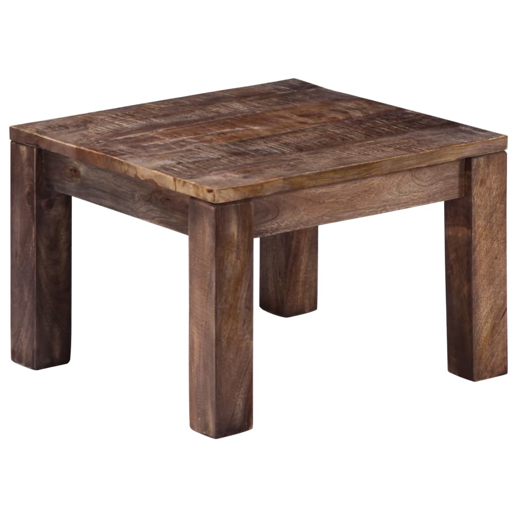 Table basse 50x50x35 cm Bois de manguier massif - XIOS