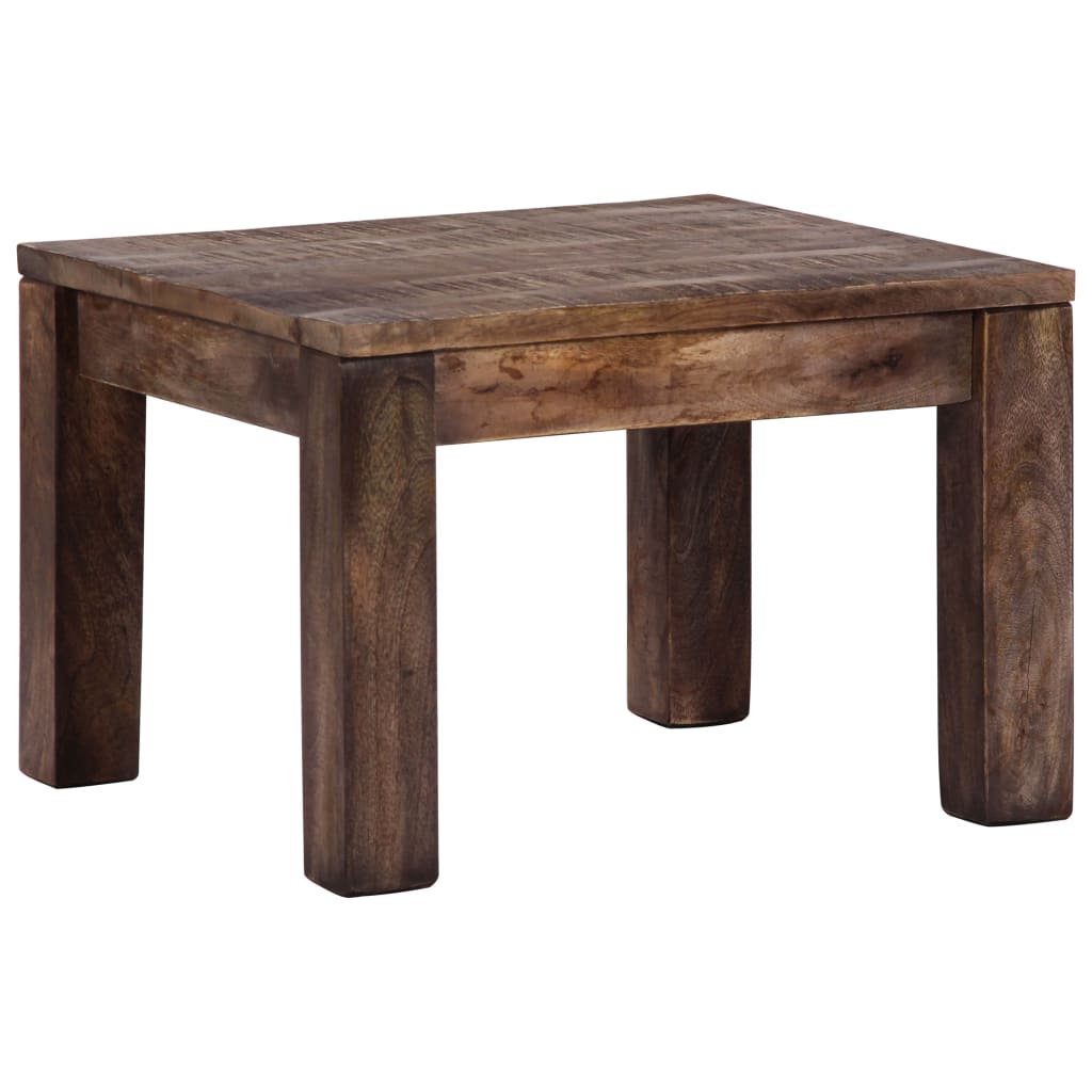 Table basse 50x50x35 cm Bois de manguier massif - XIOS