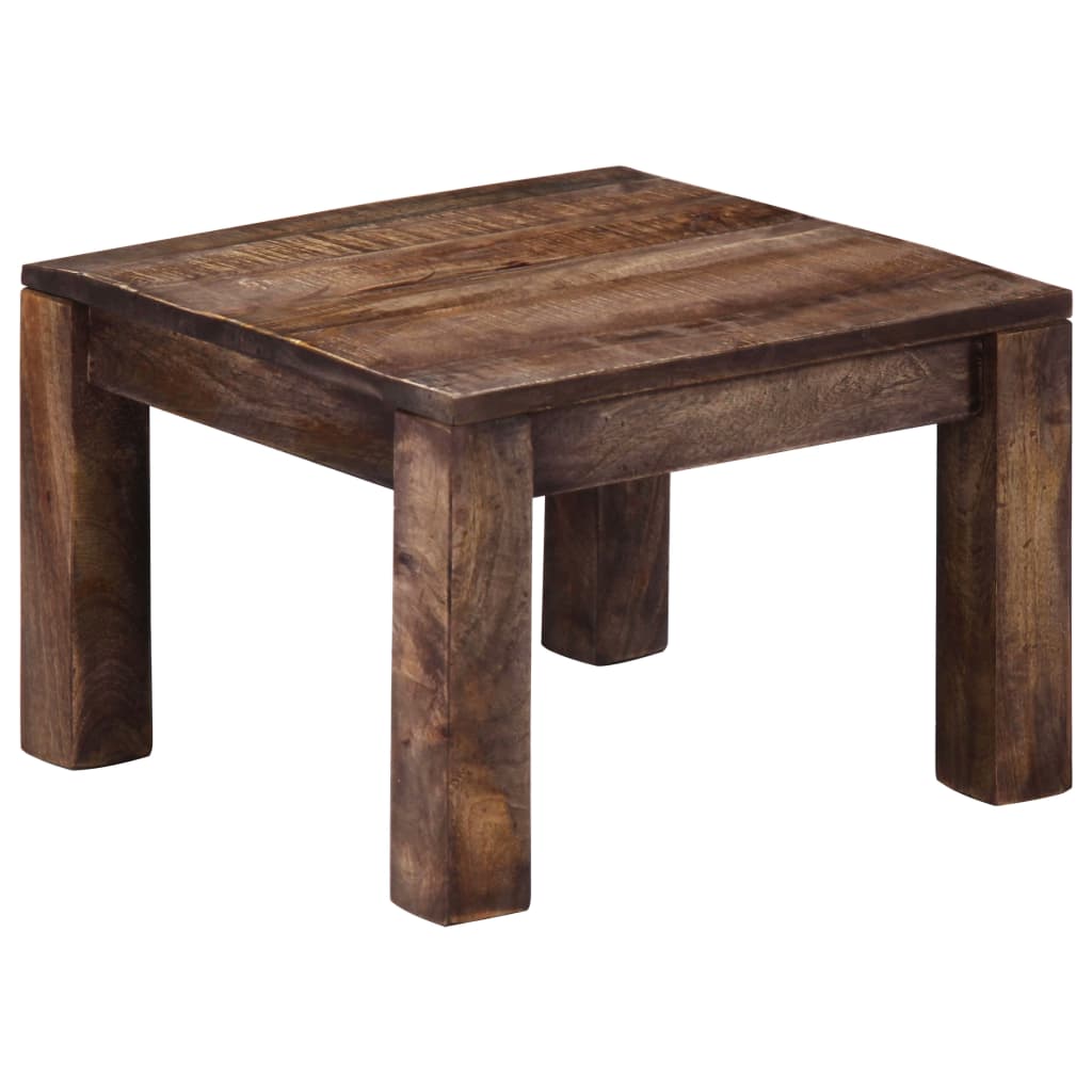 Table basse 50x50x35 cm Bois de manguier massif - XIOS