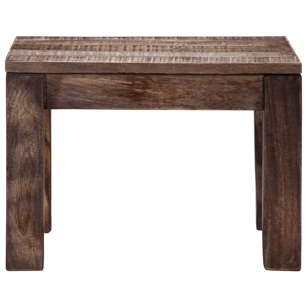 Table basse 50x50x35 cm Bois de manguier massif - XIOS
