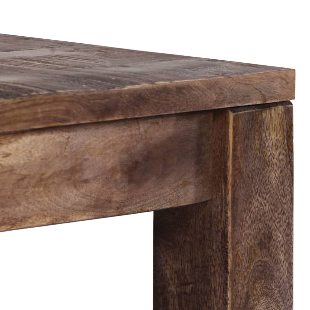 Table basse 50x50x35 cm Bois de manguier massif - XIOS