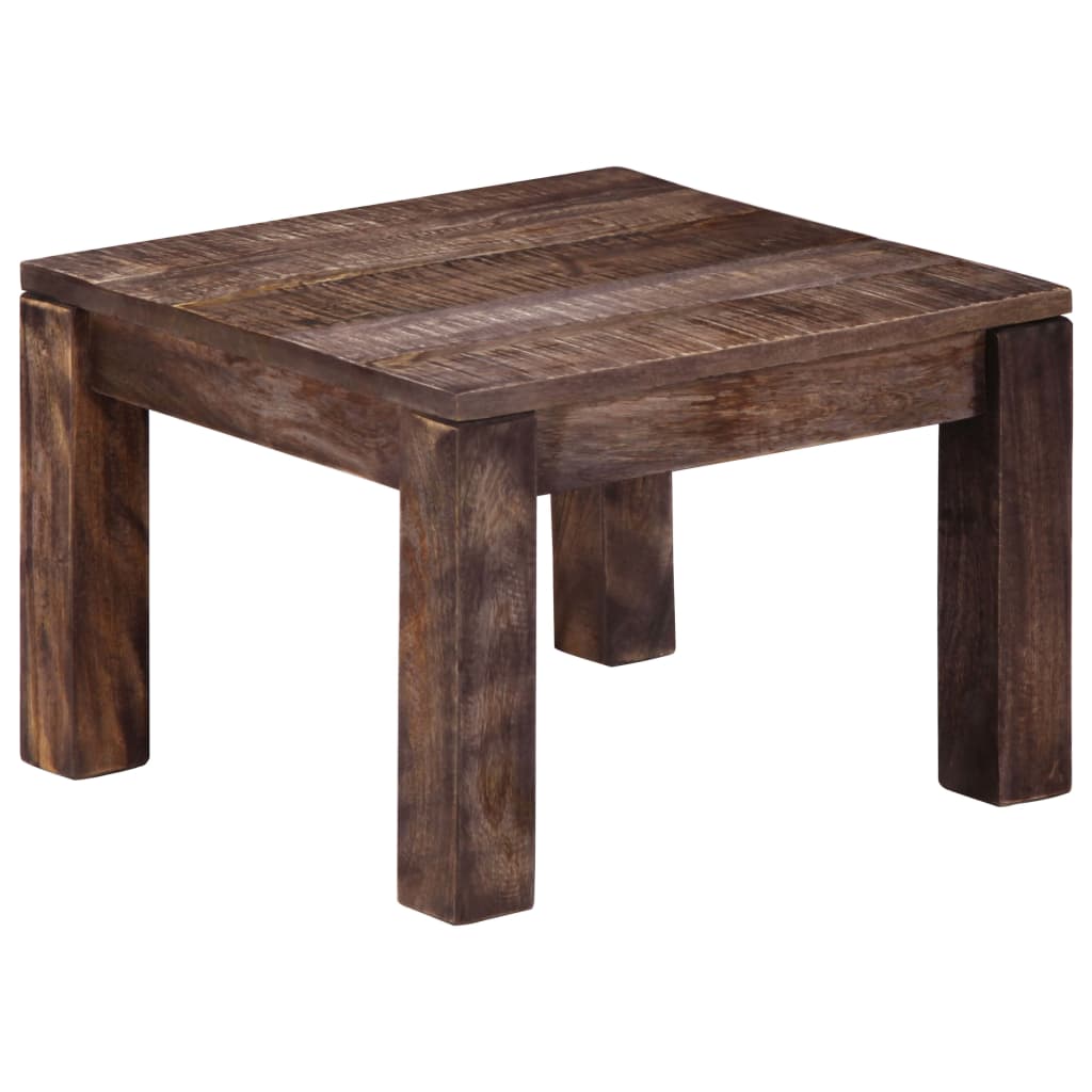 Table basse 50x50x35 cm Bois de manguier massif - XIOS