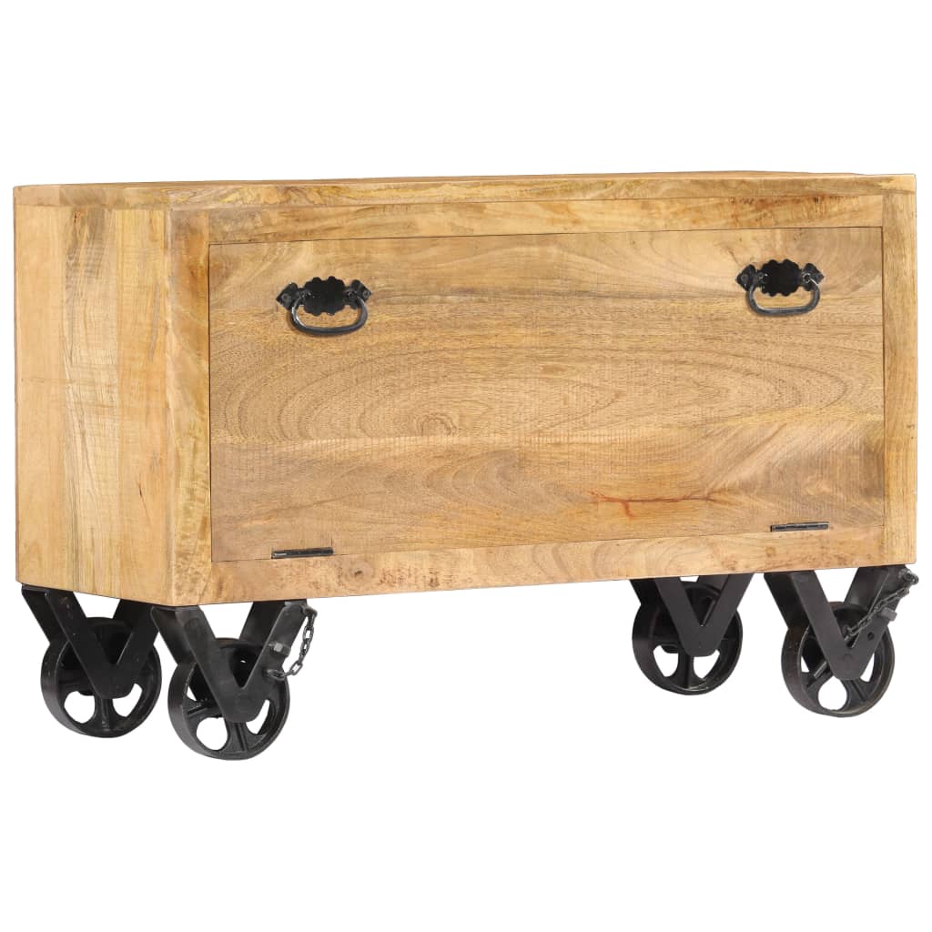 Armoire à chaussures 86x35x55 cm Bois de manguier solide - XIOS