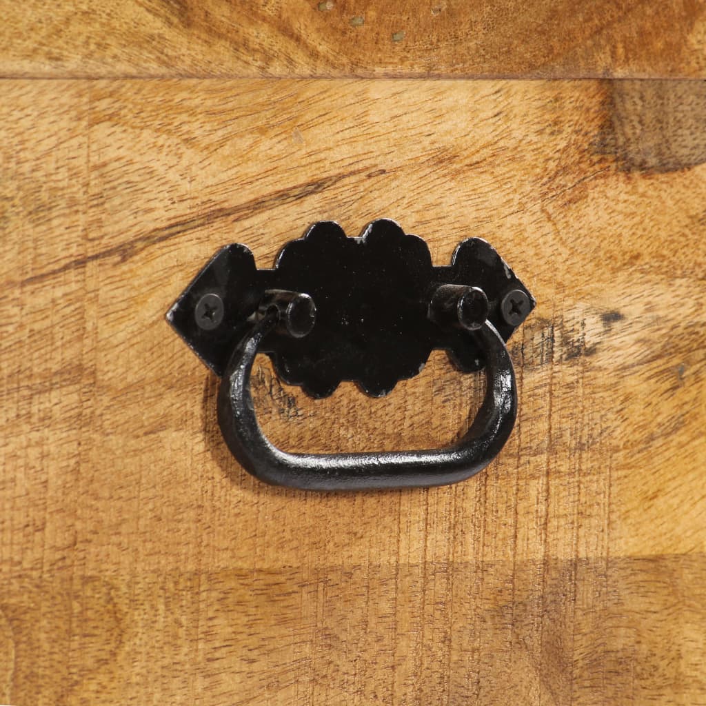 Armoire à chaussures 86x35x55 cm Bois de manguier solide - XIOS