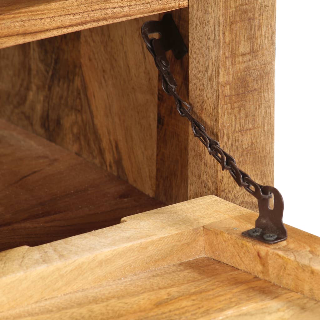 Armoire à chaussures 86x35x55 cm Bois de manguier solide - XIOS