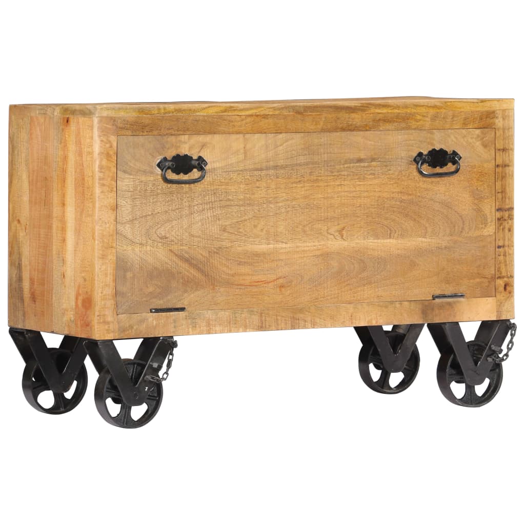 Armoire à chaussures 86x35x55 cm Bois de manguier solide - XIOS