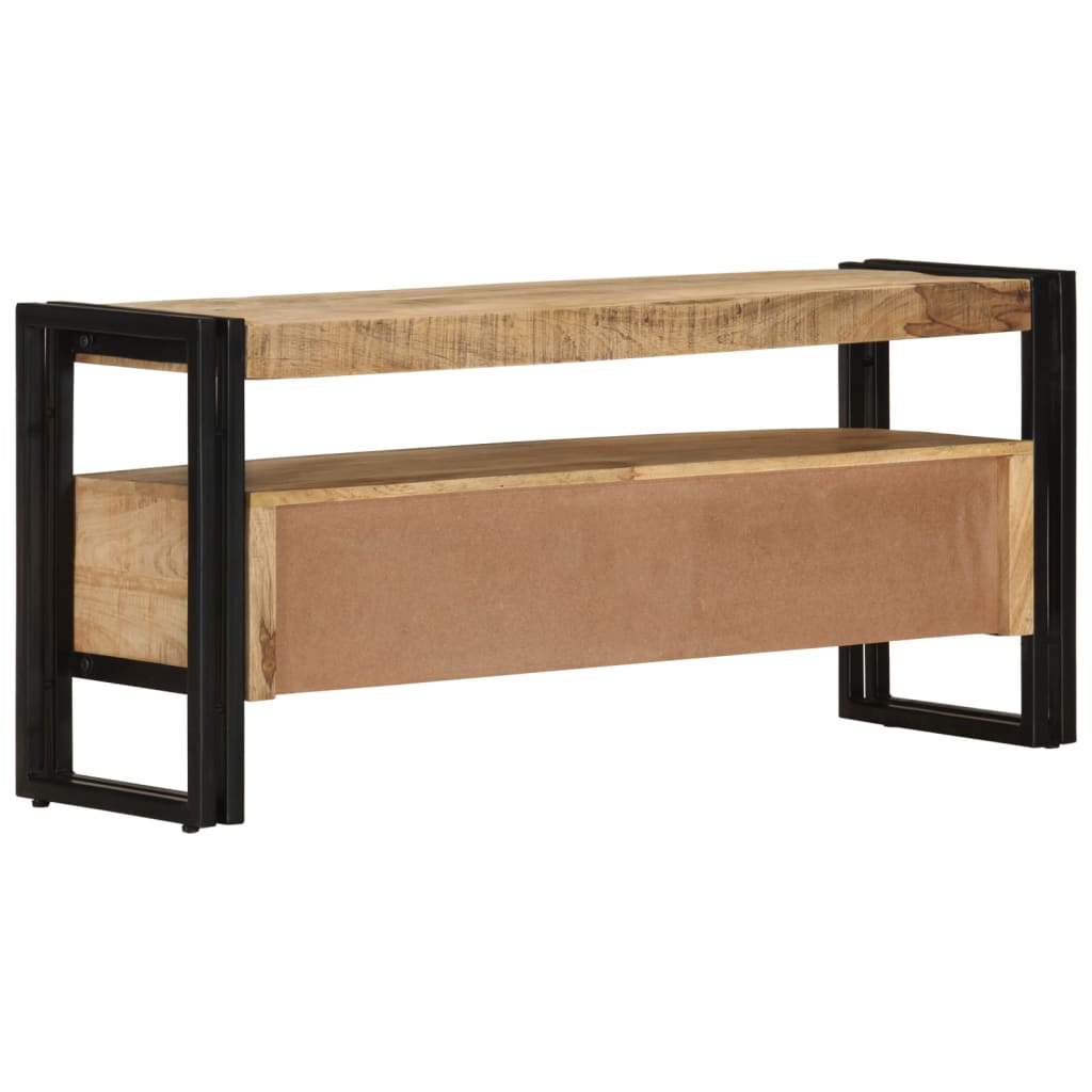 Meuble TV 100x30x45 cm Bois de manguier massif - XIOS
