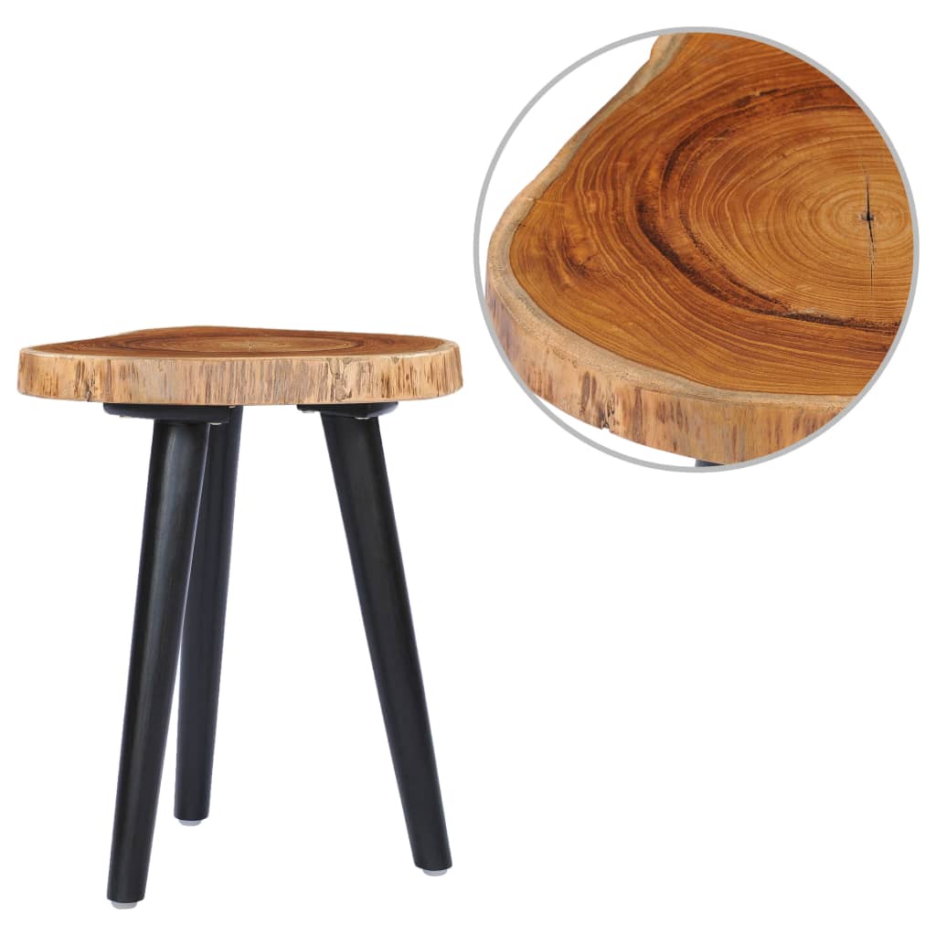 Table basse 40x45 cm Teck solide - XIOS