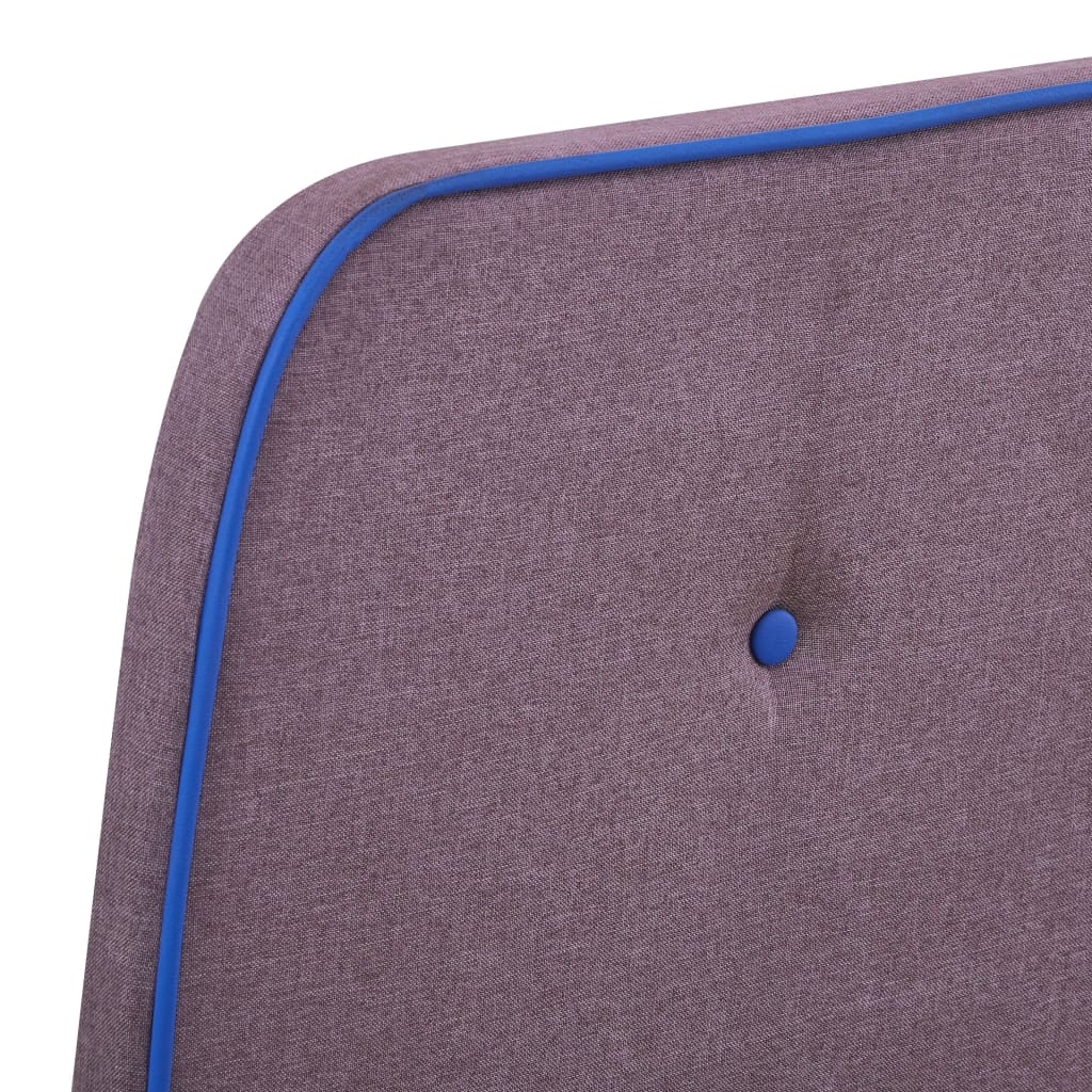 Cadre de lit sans matelas taupe tissu 90x200 cm - XIOS