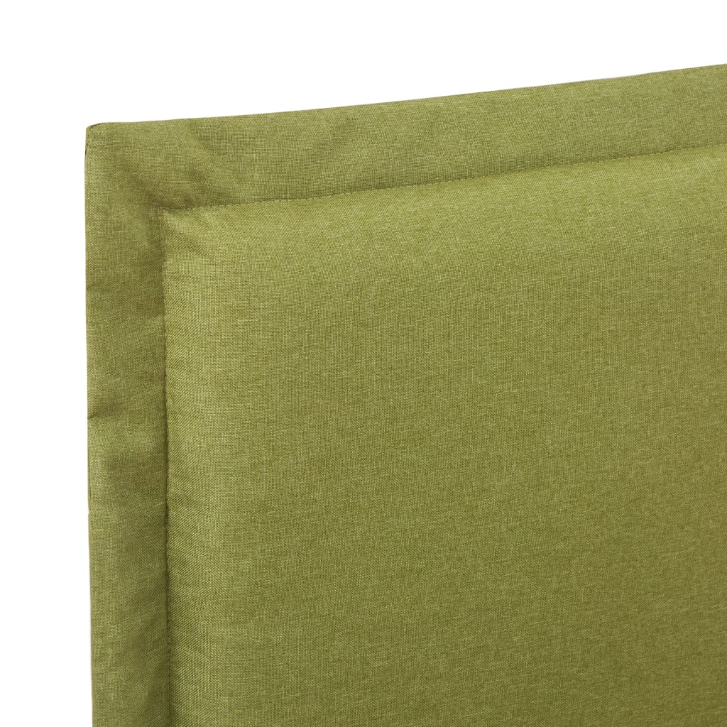 Cadre de lit sans matelas vert tissu 140x200 cm - XIOS