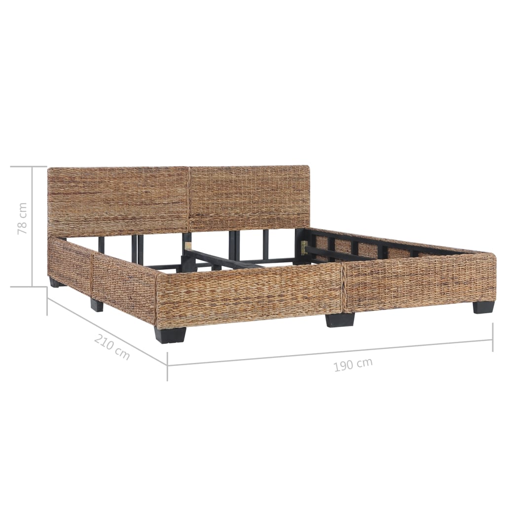 Cadre de lit Rotin naturel 180x200 cm - XIOS