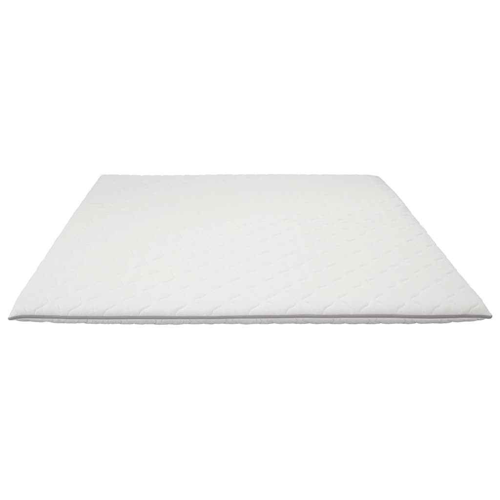 Sur-matelas 140 x 200 cm Mousse à mémoire de forme Visco 6 cm Couvre-matelas vidaXL