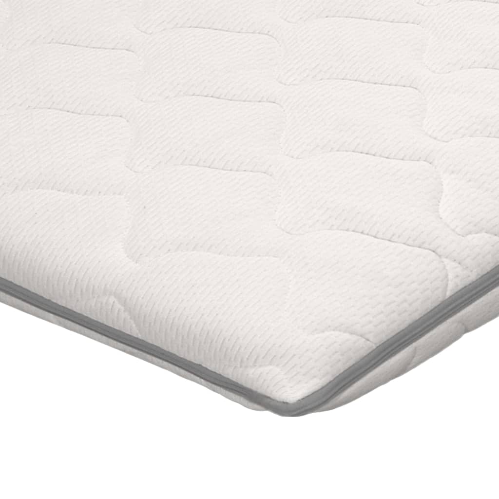 Sur-matelas 140 x 200 cm Mousse à mémoire de forme Visco 6 cm Couvre-matelas vidaXL