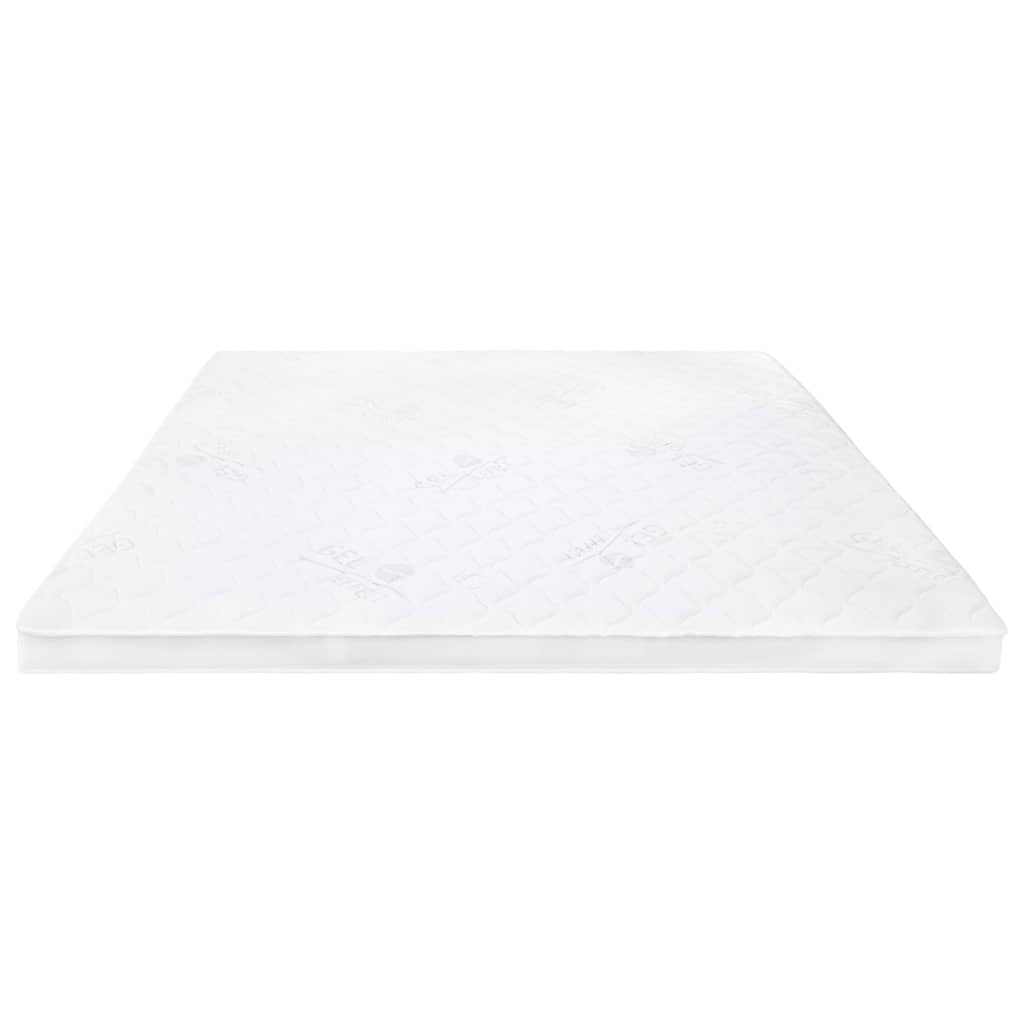 Sur-matelas 180 x 200 cm Mousse de gel 7 cm Couvre-matelas vidaXL