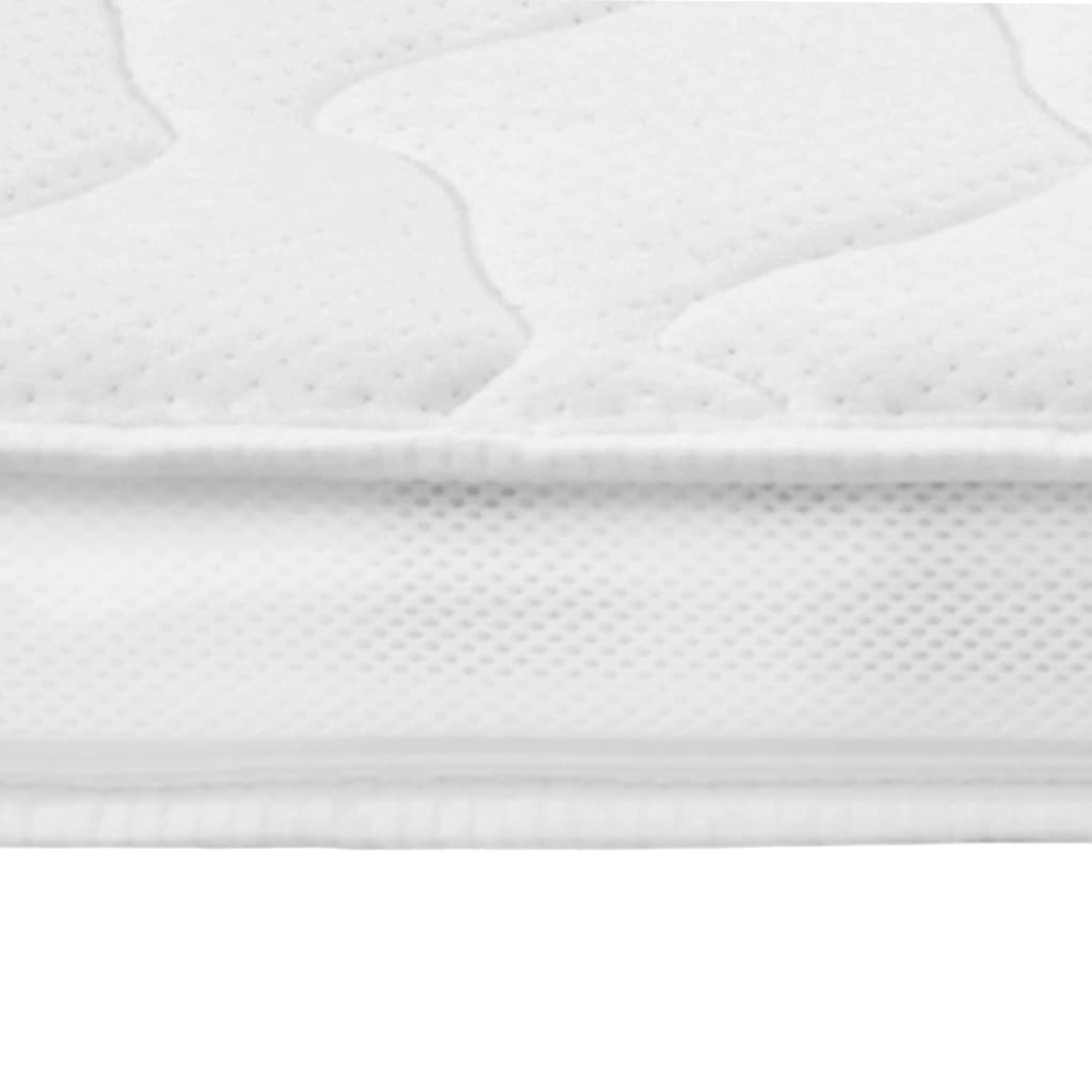 Sur-matelas 180 x 200 cm Mousse de gel 7 cm Couvre-matelas vidaXL