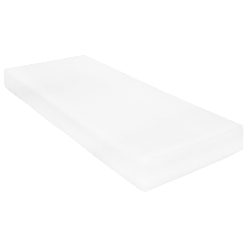 Matelas 90x200 cm 7 zones Mousse PU 16 cm H2 H3 Matelas vidaXL