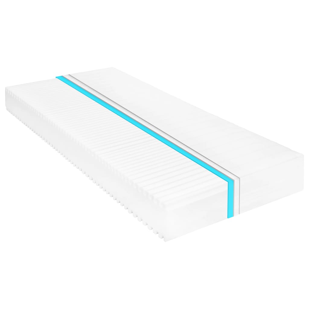 Matelas 140x200 cm 7 zones Mousse PU 16 cm H2 H3 Matelas vidaXL