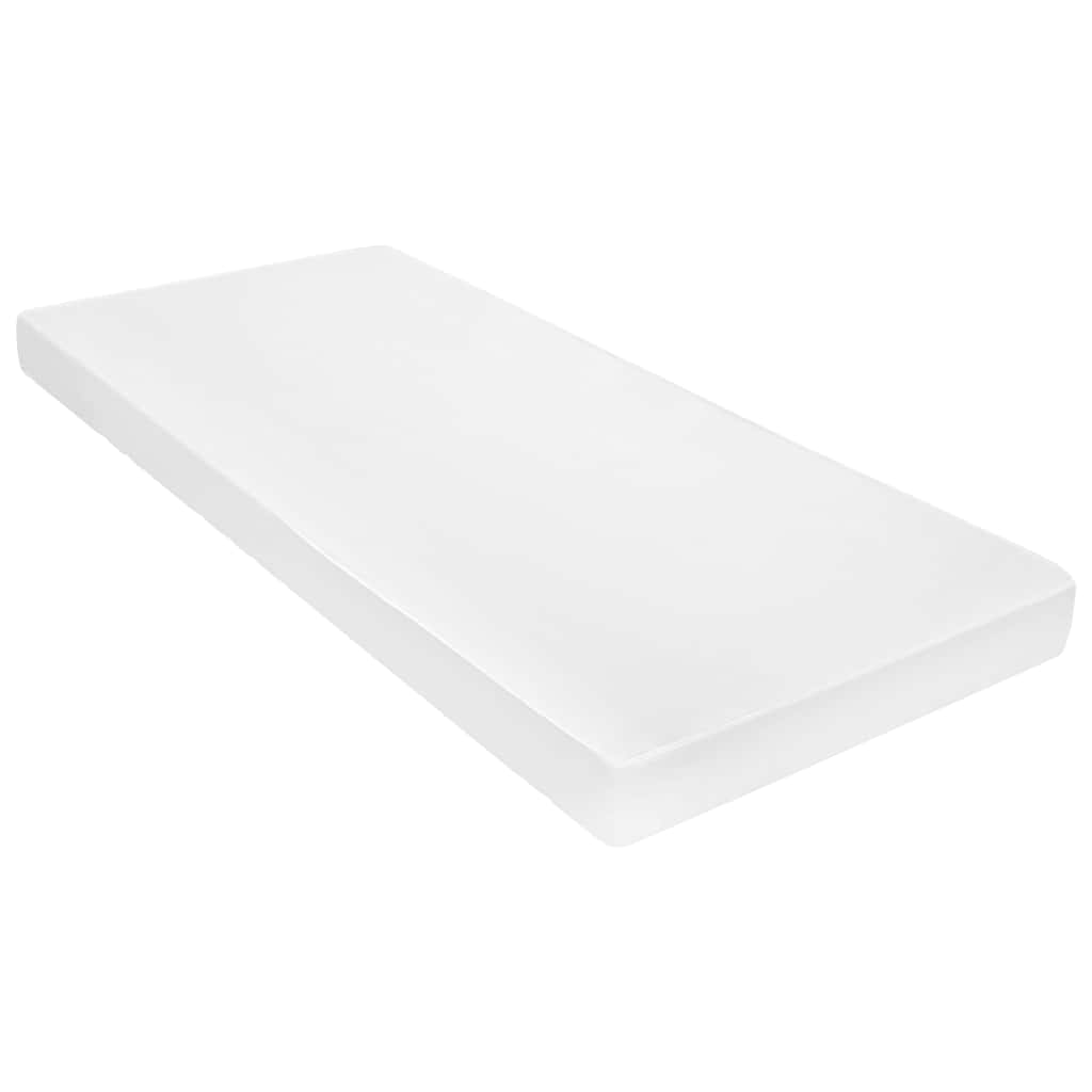 Matelas 80x200 cm 7 zones Mousse PU 10 cm H2 H3 Matelas vidaXL