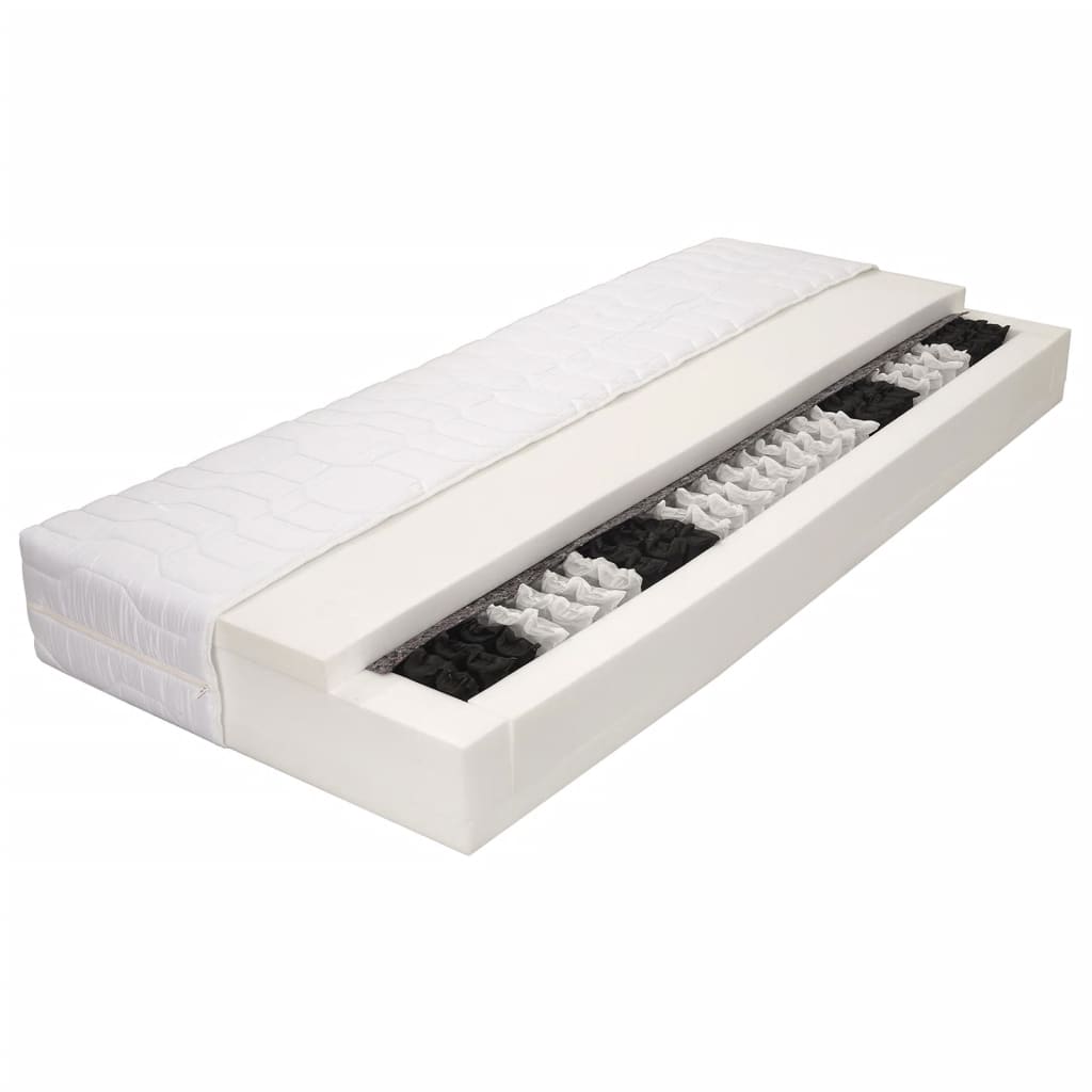 Matelas 120 x 200 cm 7 zones Ressort ensaché 20 cm H3 - XIOS