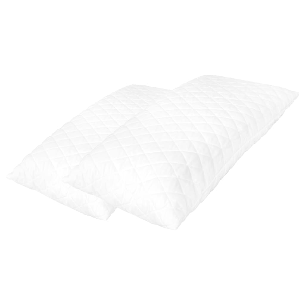 2x Oreillers 80x40x14 cm Mousse à mémoire de forme Oreillers vidaXL