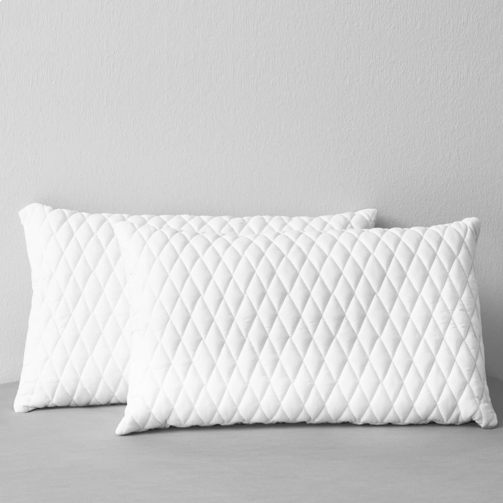 2x Oreillers 80x40x14 cm Mousse à mémoire de forme Oreillers vidaXL