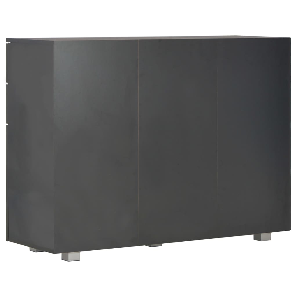 Buffet Noir brillant 107x35x80,5 cm - XIOS