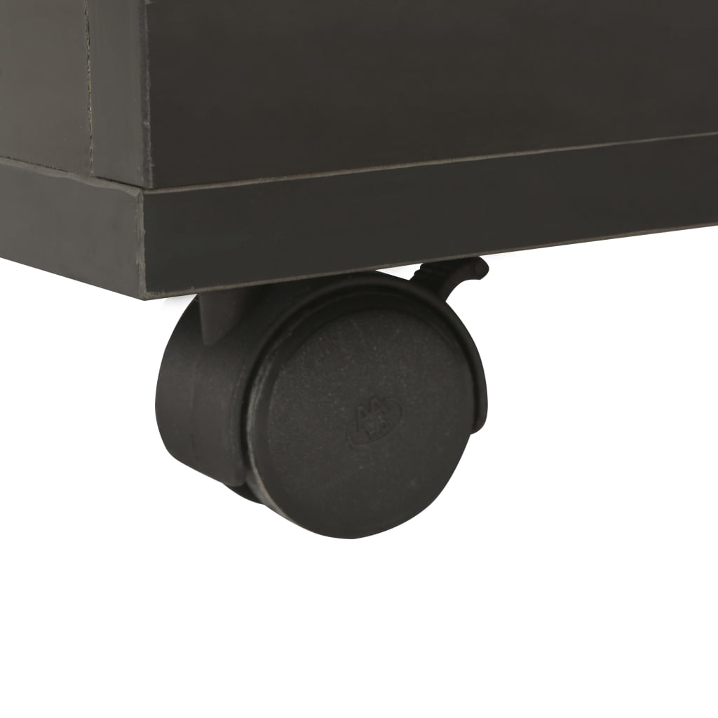 Table basse Noir brillant 60x60x35 cm Bois d'ingénierie - XIOS