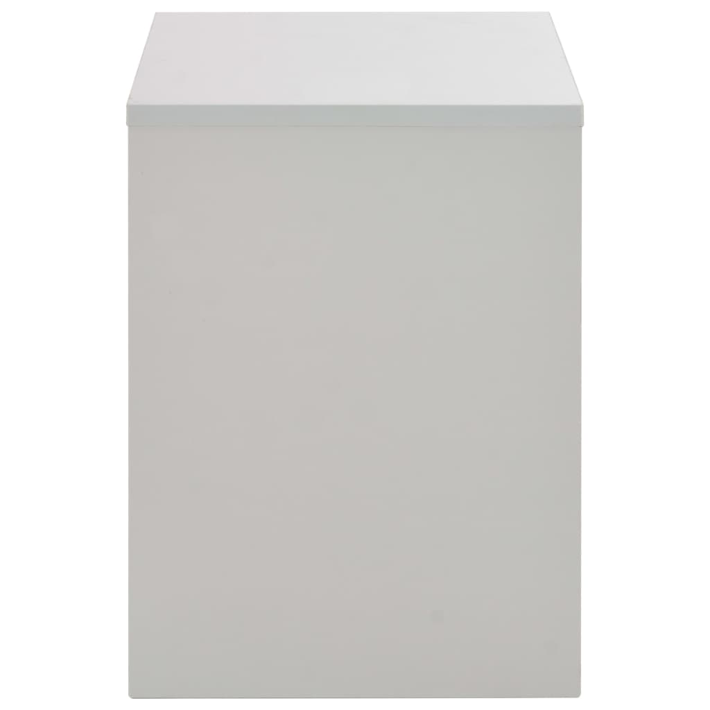 Coiffeuse avec miroir et tabouret Gris 104x45x131 cm - XIOS