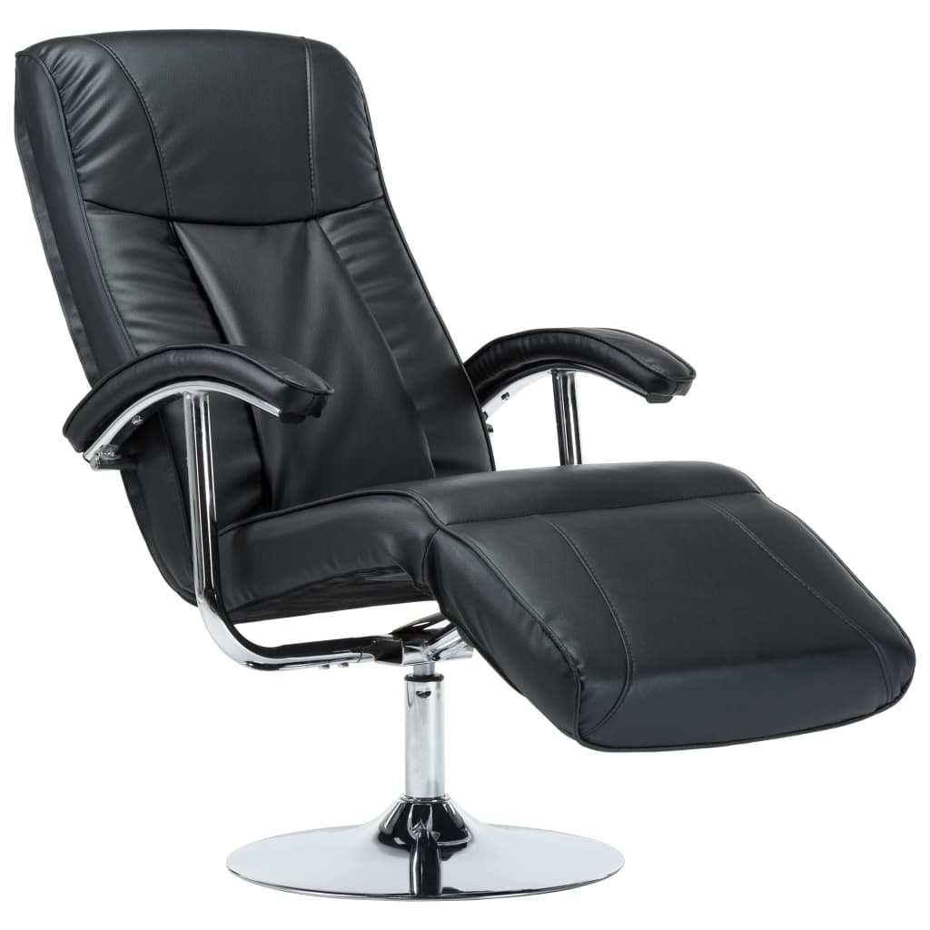 Fauteuil TV noir similicuir - XIOS