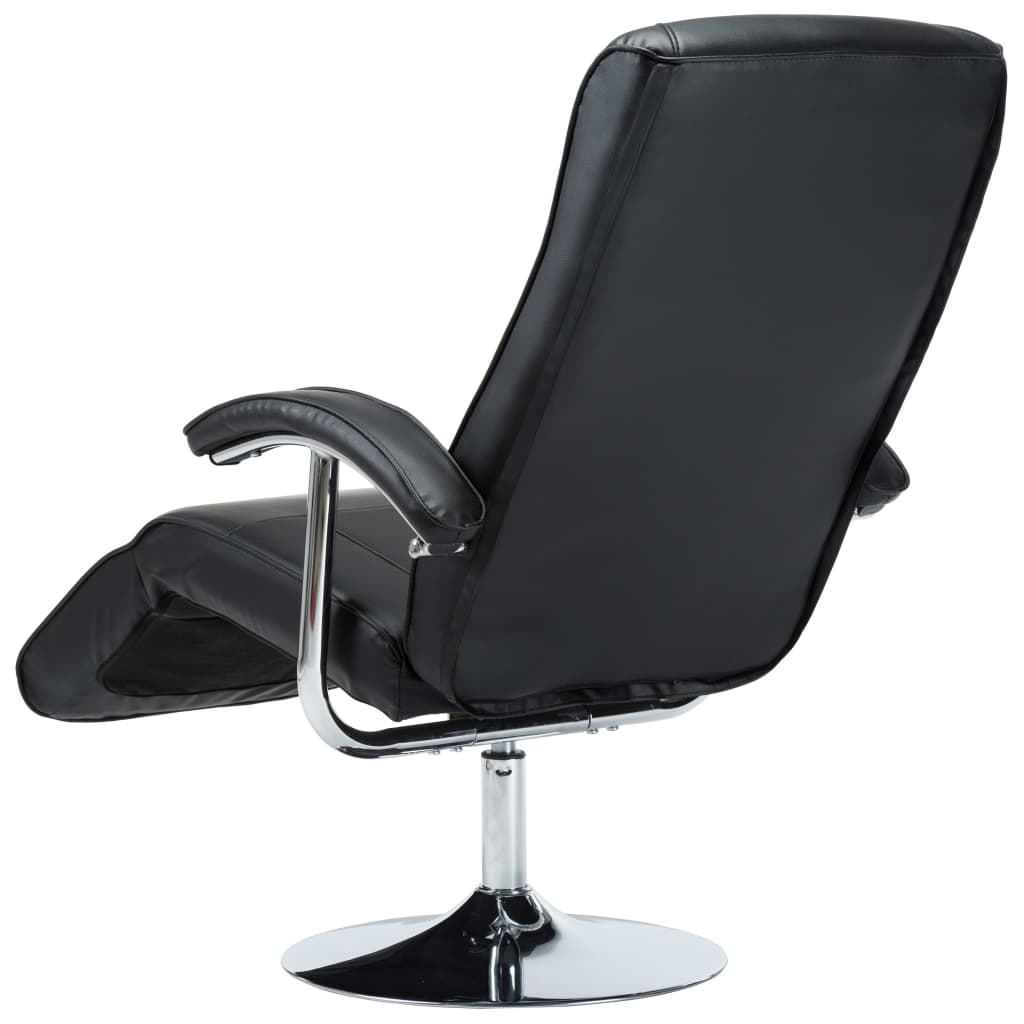 Fauteuil TV noir similicuir - XIOS