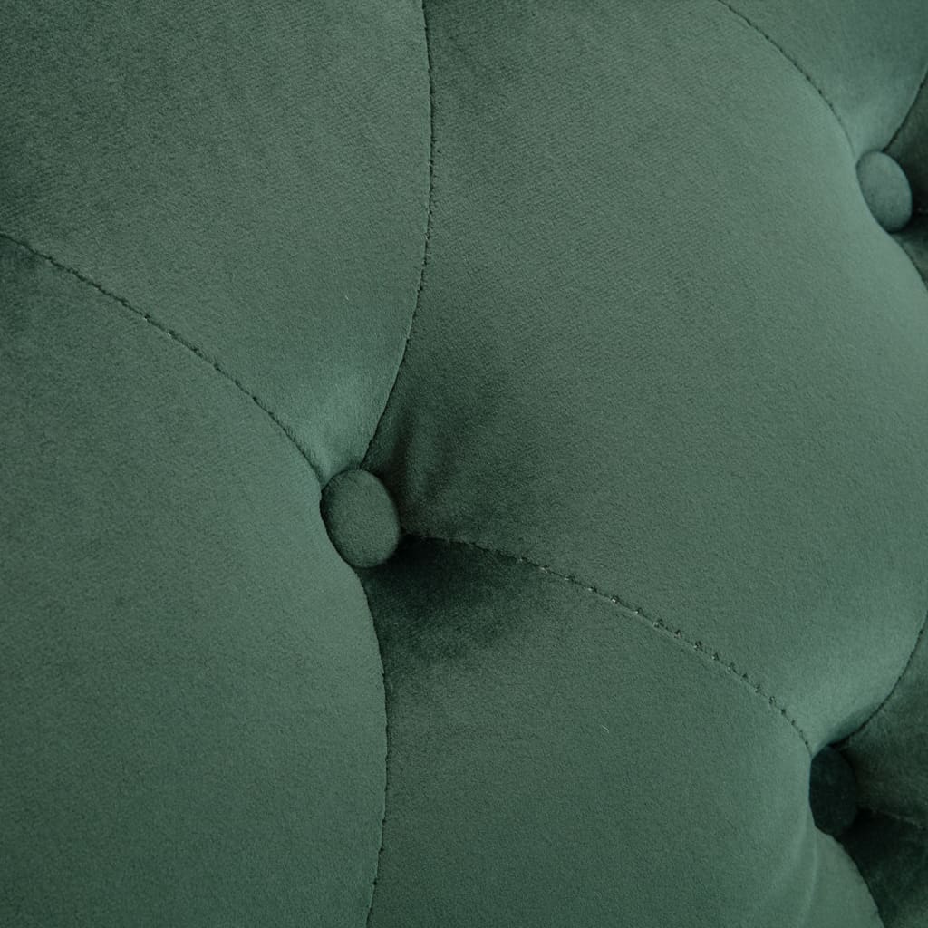 Chaise longue Velours Vert - XIOS