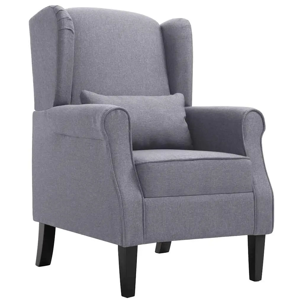 Fauteuil gris foncé tissu - XIOS